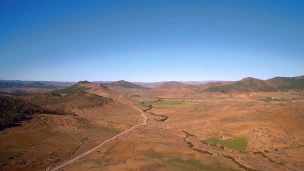 Aerial View Landscape Suk Had Morocco — Stockvideo