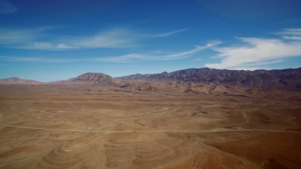 Aerial View Wide Landscape Tamtetoucht Morocco — Stock Video