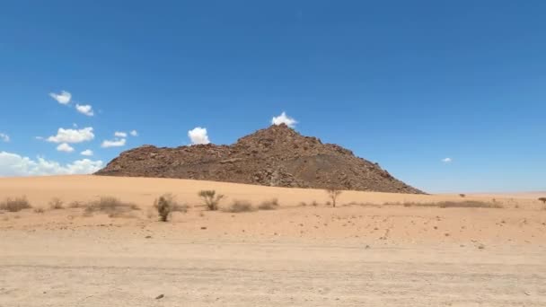 Drive Namibian Deserts — Stock Video