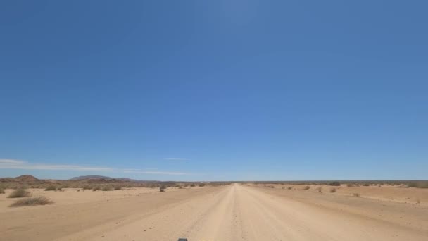 4X4 Drive Namibian Desert — Αρχείο Βίντεο
