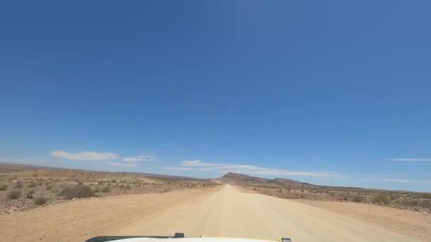 Drive Namibian Deserts — Stock Video