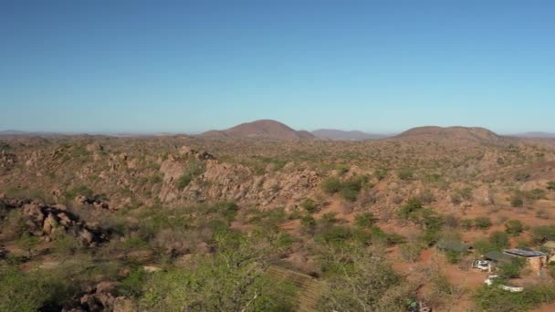 Surroundings Etosha National Park Galton Gate Namibia — Stock Video
