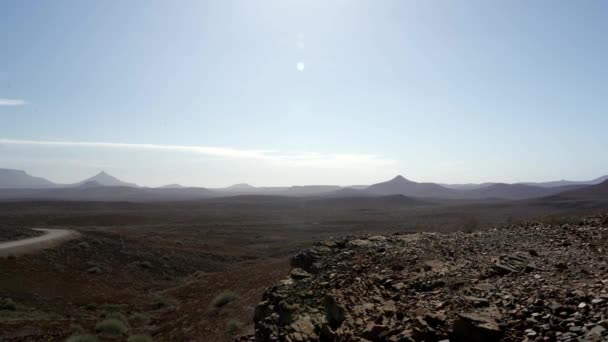 Epic Valley View Torra Conservancy Namíbia — Stock videók