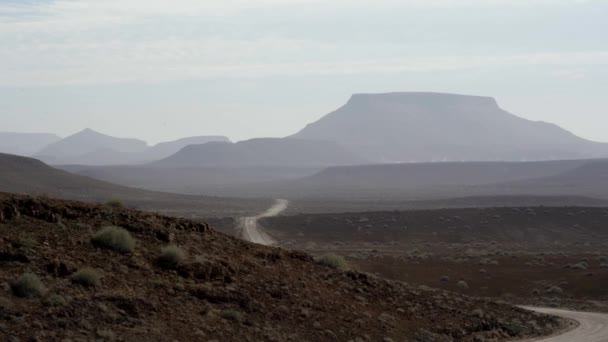 Epische Aussicht Auf Das Tal Torra Conservancy Namibia — Stockvideo
