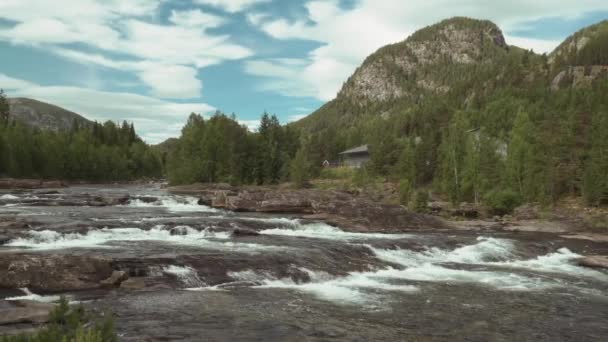 Beautiful Nature Landscape Norway — Stock Video