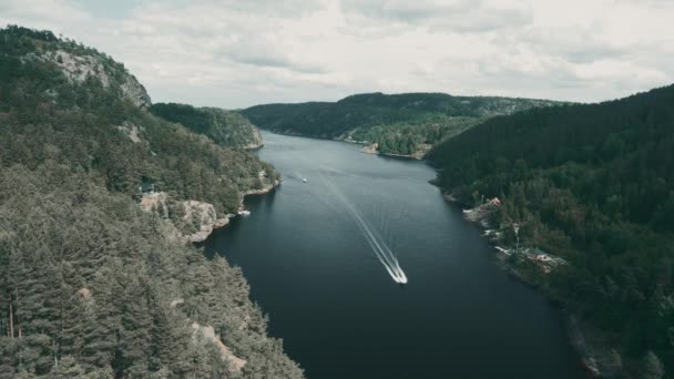 Sri Chinmoy Peace Bridge Norway — Stock Video