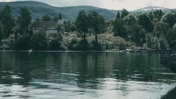 River Norway Graded Stabilized Version — стокове відео