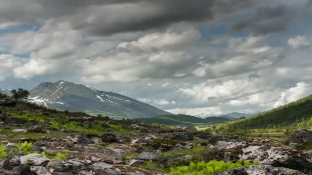 Paesaggio Intorno Eidsvatnet Time Lapse Norvegia — Video Stock