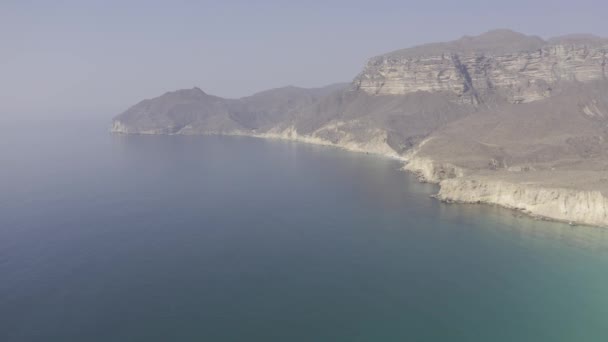 Aerial Fazayat Beach Salalah Ομάν — Αρχείο Βίντεο