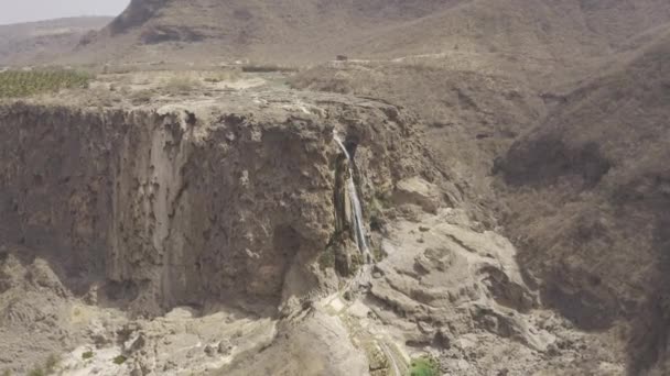 Водопад Дарбат Оман Природа — стоковое видео