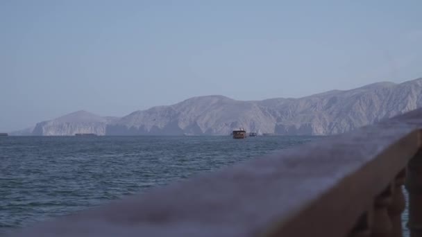 Dhow Tour Khasab Musandam Oman — Stockvideo
