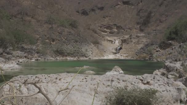 Darbat Waterfalls Oman Nature — Stock Video