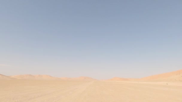 驶入阿曼的Rub Chali沙漠 — 图库视频影像