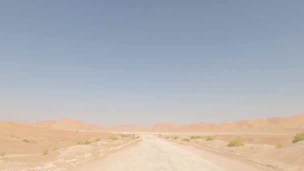 Fahrt Die Rub Chali Wüste Oman — Stockvideo
