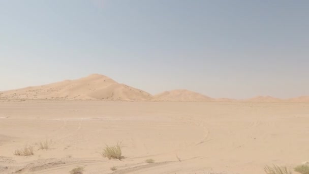 Naar Rub Chali Woestijn Rijden Oman — Stockvideo