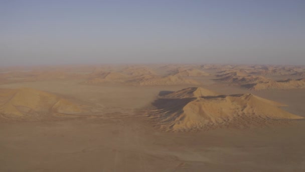 Aerial Rub Chali Desert Omán — Stock video