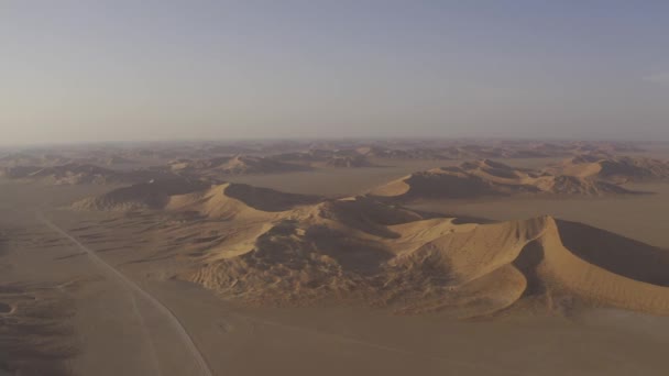 Antenne Rub Chali Wüste Oman — Stockvideo