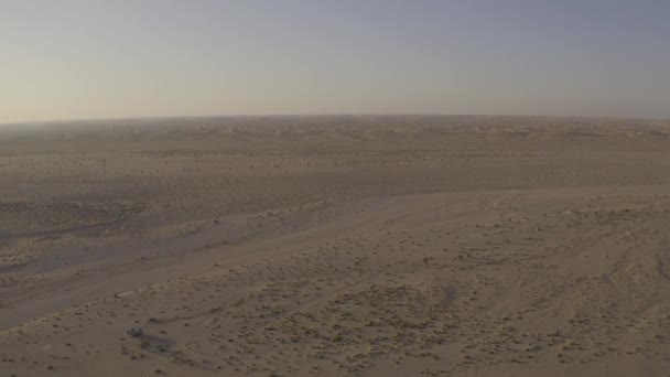 Aerial Rub Chali Desert Omán — Stock video