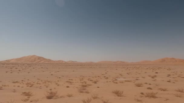 Fahrt Die Rub Chali Wüste Oman — Stockvideo