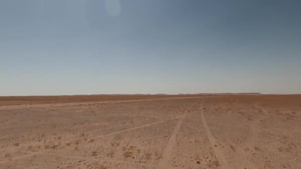 Водіння Пустелю Руб Аль Халі Оман — стокове відео
