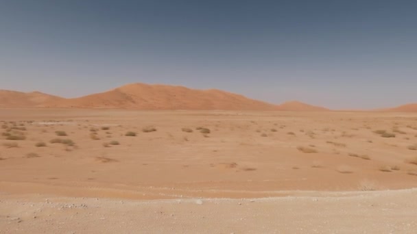 Οδηγώντας Στην Έρημο Τσάλι Ομάν — Αρχείο Βίντεο