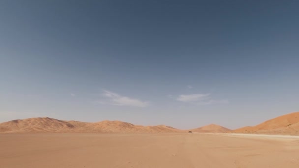 Hali Çölü Doğru Gidiyoruz Umman — Stok video
