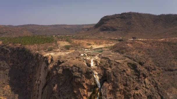 Darbat Waterfalls Omán Naturaleza — Vídeos de Stock
