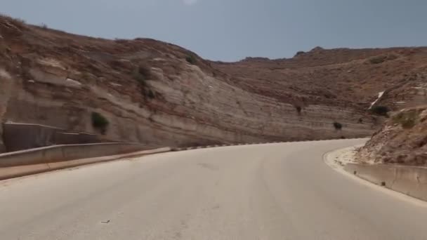 Driving Car South Oman — Stockvideo