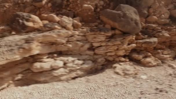 Road Wadi Oman — стоковое видео