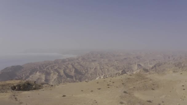 阿曼东海岸Dhofar地区的空中 山地景观 — 图库视频影像