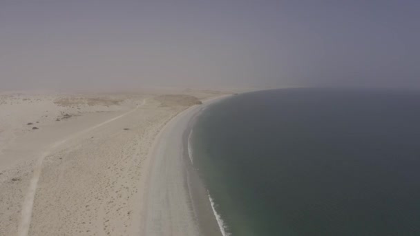 Повітряні Цукрові Дюни Оман — стокове відео