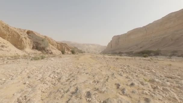 Driving Dirt Tracks Deserts Oman — Stock Video