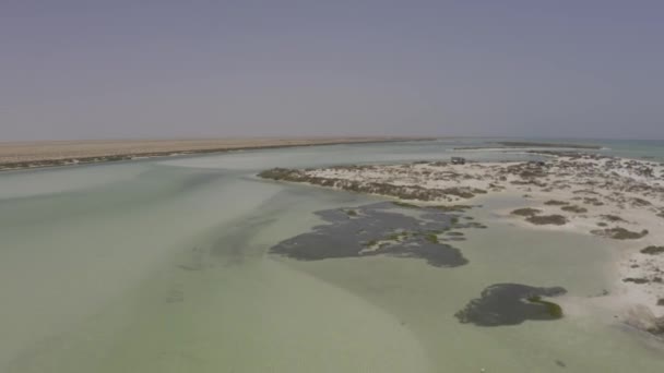 Aerial Fly Amazing Maldives Oman Bar Hickman — стоковое видео