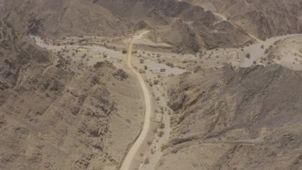 Aérea Por Encima Del Famoso Cañón Serpiente Omán — Vídeos de Stock