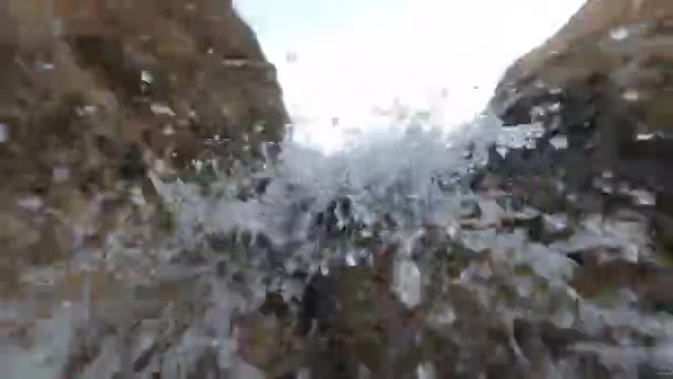 Wadi Tiwi Waterfall Oman — Wideo stockowe