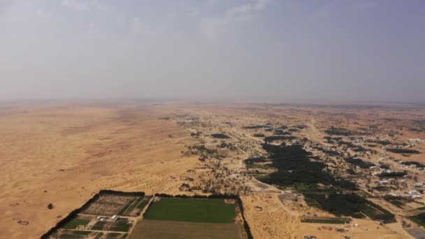 Aerial Falaj Mashaikh Oman Graded Stabilized Version — ஸ்டாக் வீடியோ