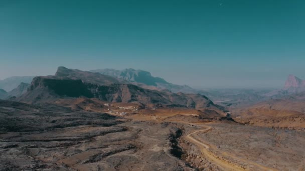 Bela Vista Aérea Jebel Shams Omã — Vídeo de Stock