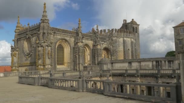 Convento Cristo Portugal — Stockvideo