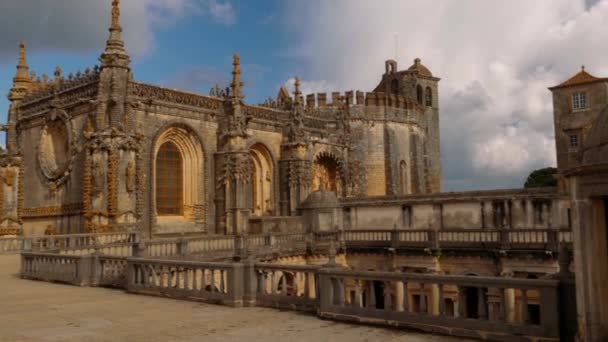 Convento Cristo Portugal — Stockvideo