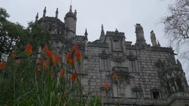 Erstaunliche Quinta Regaleira Und Gärten Portugal — Stockvideo