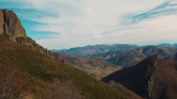 Beautiful Mountainous Landscape Coelheira Portugal — Stockvideo