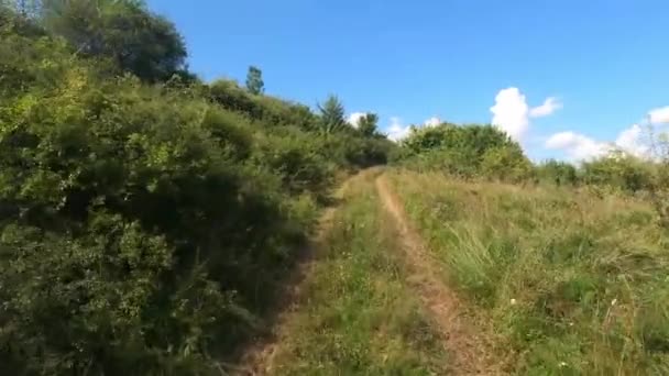 Beautiful Landscape Farmland Romania — Video Stock