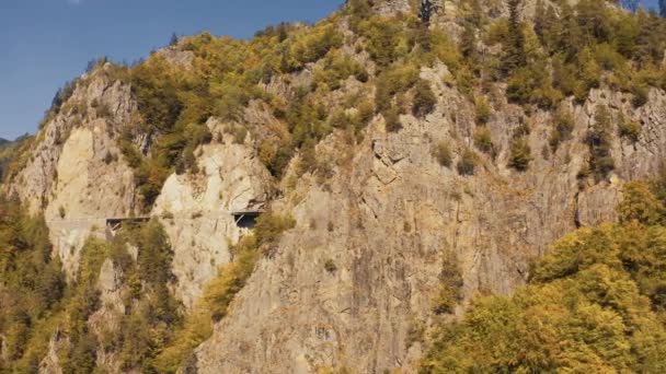 Aerial Mountains Transfagarasan Romania — Video