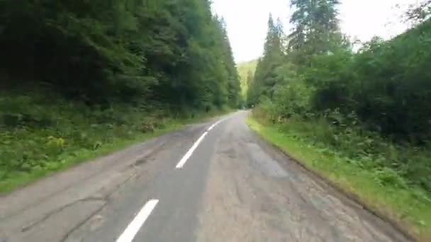 Дорога Румынии Концепция Путешествия — стоковое видео