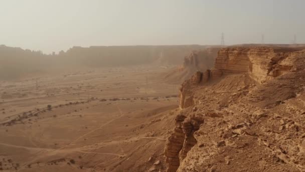 Paysages Montagneux Sentier Chameau Arabie Saoudite — Video