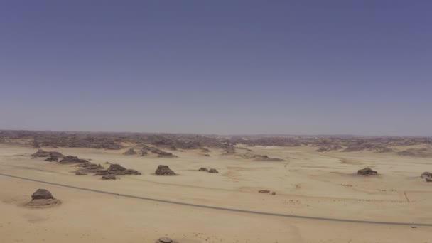 Magnifique Vue Aérienne Paysages Autour Ula Arabie Saoudite — Video
