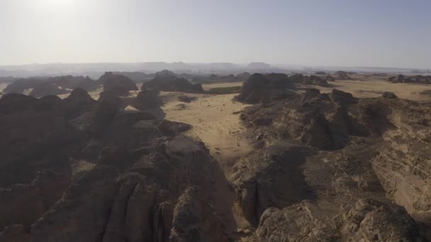 Aerial Ula Landscapes Saudi Arabia — Stock video