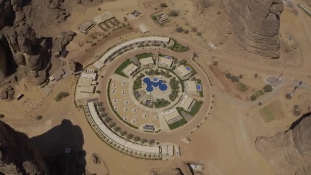 Aérea Shaden Resort Ula Arabia Saudita — Vídeos de Stock