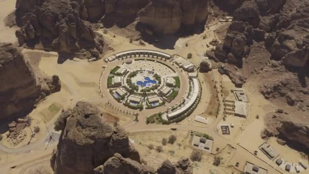 Letecký Shaden Resort Ula Saúdská Arábie — Stock video