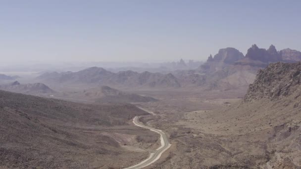 Aerial Mountainous Tabuk Region Saudi Arabia — Wideo stockowe